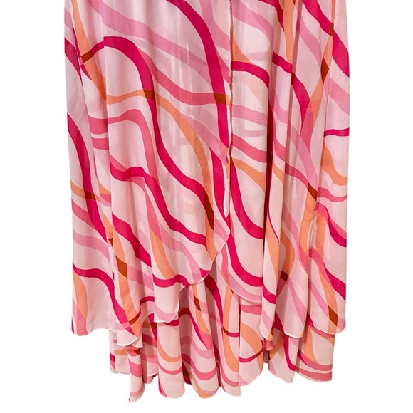 JESSICA LONDON pink sleeveless full skirt maxi dress size 22 - Picture 4 of 9